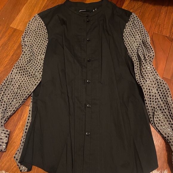Karen Millen Button Down Corporate Top Blouse - Picture 3 of 5